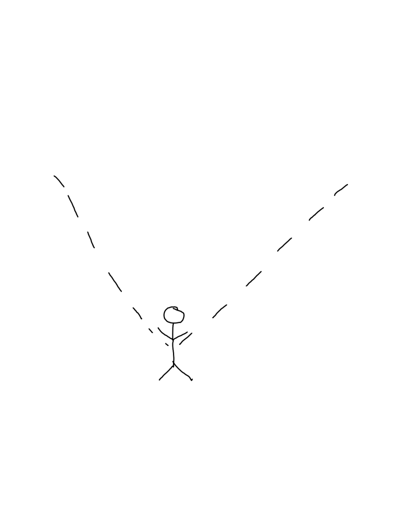 Stick figure, with expanded view